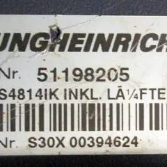 Jungheinrich 51159321 | Rij/hef regeling drive/lifting controller AS4814Ik Index B 51198205 inkl. LA1/4FTER from ETV216 year 2014 sn. S1EX000013406