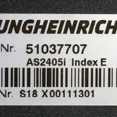 Jungheinrich 51037707 | Rij regeling driving controller AS2405i index E Sw. 1,31 51062370 sn. S18X00111301 from EJE C20 year 2016