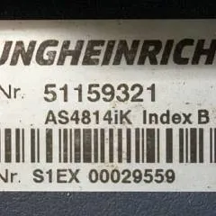 Jungheinrich 51159321 | Rij/hef regeling drive/lifting controller AS4814Ik Index B Sw. 1.07 51212688 sn. S1EX00029559