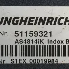 Jungheinrich 51159321 | Rij/hef regeling drive/lifting controller AS4814Ik Index B 51198205 inkl. LA1/4FTER from ETV216 year 2015 sn. S1EX00019984