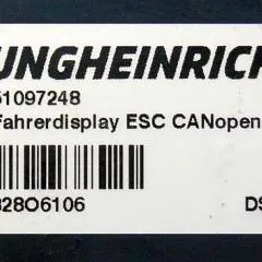Jungheinrich 51097248 | Display ESC canopen  sn. 828O6106