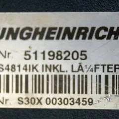 Jungheinrich 51159321 | Rij/hef regeling drive/lifting controller AS4814Ik Index A 51198205 inkl. LA1/4FTER  sn. S1EX00009753 from ETV214 year 2013