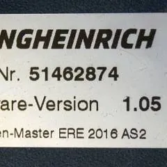 Jungheinrich 51226801 | Rij/hef/stuur regeling  drive/lift/steering controller AS2412 i S index D Sw. 1,05 51462874 sn. S1AX00138890 from ERE125 fixed platform year 2019 li-ion