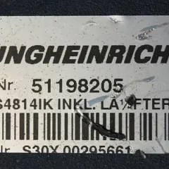 Jungheinrich 51159321 | Rij/hef regeling drive/lifting controller AS4814Ik Index A 51198205 inkl. LA1/4FTER  sn. S1EX00009425 from ETV214 year 2013