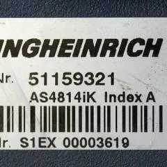 Jungheinrich 51159321 | Rij/hef regeling drive/lifting controller AS4814Ik Index A 51198205 inkl. LA1/4FTER  sn. S1EX00003619 from ETV214 year 2015