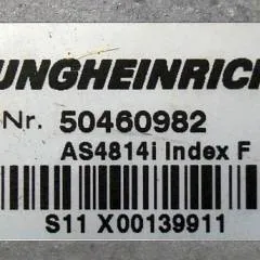 Jungheinrich 50460982 | Hef regeling Lifting controller AS4814i index F 51003145 from ETV114 year 2010 sn.S11X00139911