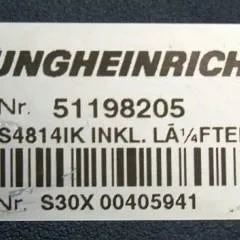 Jungheinrich 51159321 | Rij/hef regeling drive/lifting controller AS4814Ik Index A 51198205 inkl. LA1/4FTER  sn. S1EX00014004 from ETV216 year 2014