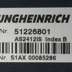 Jungheinrich 51226801 | Rij/hef/stuur regeling  drive/lift/steering controller AS2412 i S index B Sw 1,05 51419306 sn. S1AX00085286 from ECE225 year 2016
