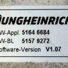 Jungheinrich 51183045 | build in charger ELH2415  24V 15A capacity 100-400Ah 51370916 51444507 Sw V1,04 sn. SC1X00019381 year 2016