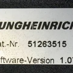 Jungheinrich 51226801 | Rij/hef/stuur regeling  drive/lift/steering controller AS2412 i S index D Sw 1,07 51263516 sn. S1AX10056110 from ERE225 fixed platform year 2015
