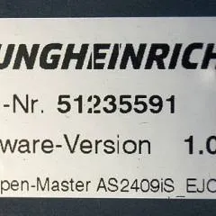 Jungheinrich 51206665 | Rij/hef regeling Drive/lift controller AS2409 i S Index B Sw. 2,04 51246071 from ERE120 folding platform year 2015 sn. S1GX00032805