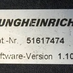 Jungheinrich 51226801 | Rij/hef/stuur regeling  drive/lift/steering controller AS2412 i S index D Sw 1.10 51617474  sn. S1AX10057710 from ERD220 with folding platform year 2018