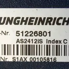 Jungheinrich 51226801 | Rij/hef/stuur regeling  drive/lift/steering controller AS2412 i S index B Sw 1,05 51419306 sn. S1AX00105816 from ECE220 HP year 2017
