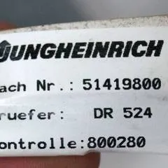Jungheinrich 51549815 | Smartpilot /LH/MH/high 51549879 complete with 51465252 steering unit 51419800 steering cable sn. S30X01332897 from ERD year 2020