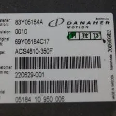 Toyota/BT 220629-001 | Danaher motion AC Superdrive motor controller 83Y05184A ACS4810-350F Rev 0010 sn. 0518410950006