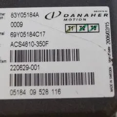 Toyota/BT 220629-001 | Danaher motion AC Superdrive motor controller 83Y05184A ACS4810-350F Rev 0009 sn. 0518409528116