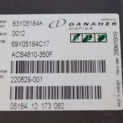 Toyota/BT 220629-001 | Danaher motion AC Superdrive motor controller 83Y05184A ACS4810-350F Rev 0012 sn. 0518412173062