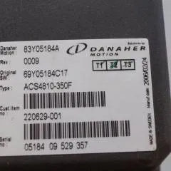 Toyota/BT 220629-001 | Danaher motion AC Superdrive motor controller 83Y05184A ACS4810-350F Rev 0009 sn. 0518409529357