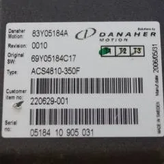 Toyota/BT 220629-001 | Danaher motion AC Superdrive motor controller 83Y05184A ACS4810-350F Rev 0010 sn. 0518410905031