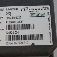 Toyota/BT 220629-001 | Danaher motion AC Superdrive motor controller 83Y05184A ACS4810-350F Rev 0009 sn. 0518409529310
