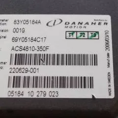 Toyota/BT 220629-001 | Danaher motion AC Superdrive motor controller 83Y05184A ACS4810-350F Rev 0010 sn. 0518410279023